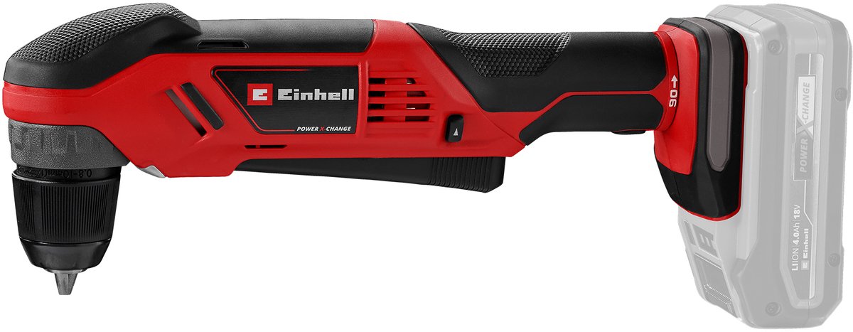 PXC 18V Taladro angular de batería TE-AD 18 Li - Solo (18 V, Sin batería, 1.100 r.p.m.)