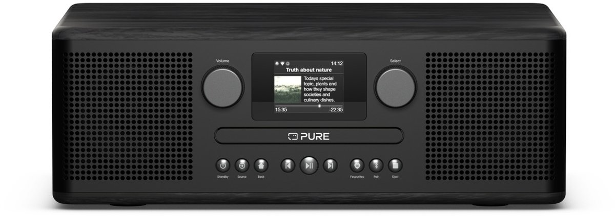 CADENA FM/INTERNET PURE CLASSIC C-D6I NEGRO CENIZA