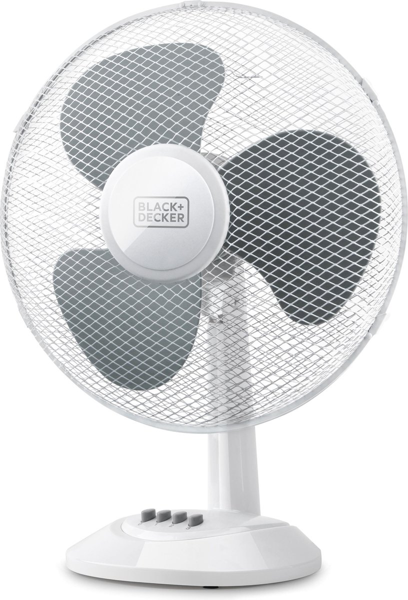 Ventilador Sobremesa Black&Decker BXEFD42E | 40 W | 3 Aspas | 3 Velocidades | Oscilación e Inclinación