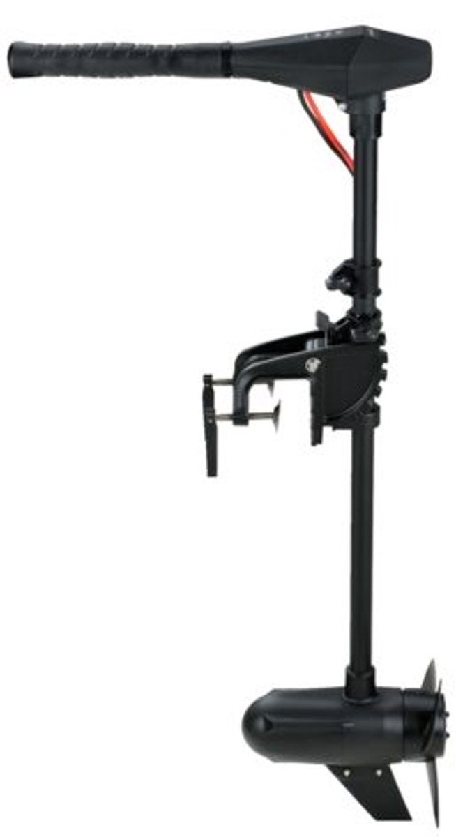 Motor fueraborda eléctrico X150 (1 kW, Control de timón, Longitud del eje: 76,2 cm)
