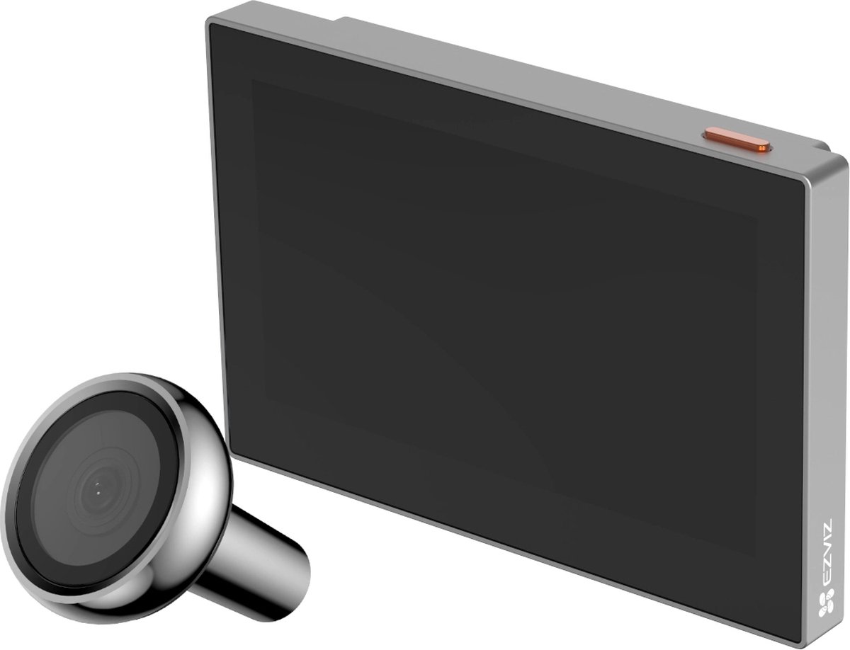 Mirilla digital HP2 (Negro/Plata)