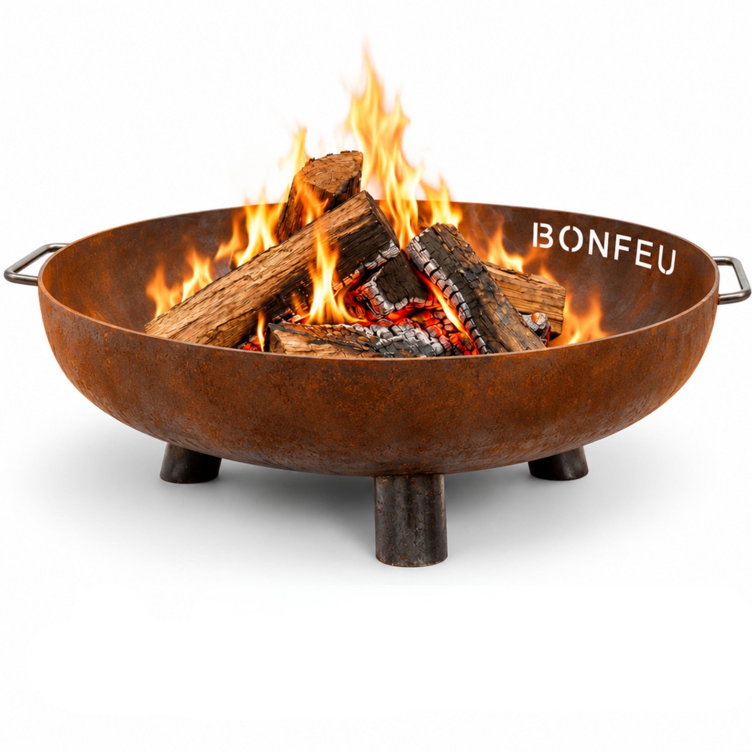 Brasero Bonbowl Plus (Diámetro: 60 cm, Acero Corten)