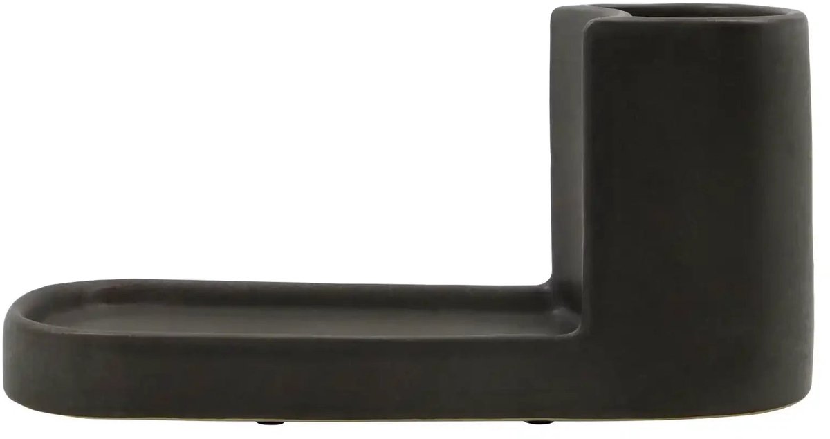 Meraki Porte-brosse et porte-savon Datura Gris foncé