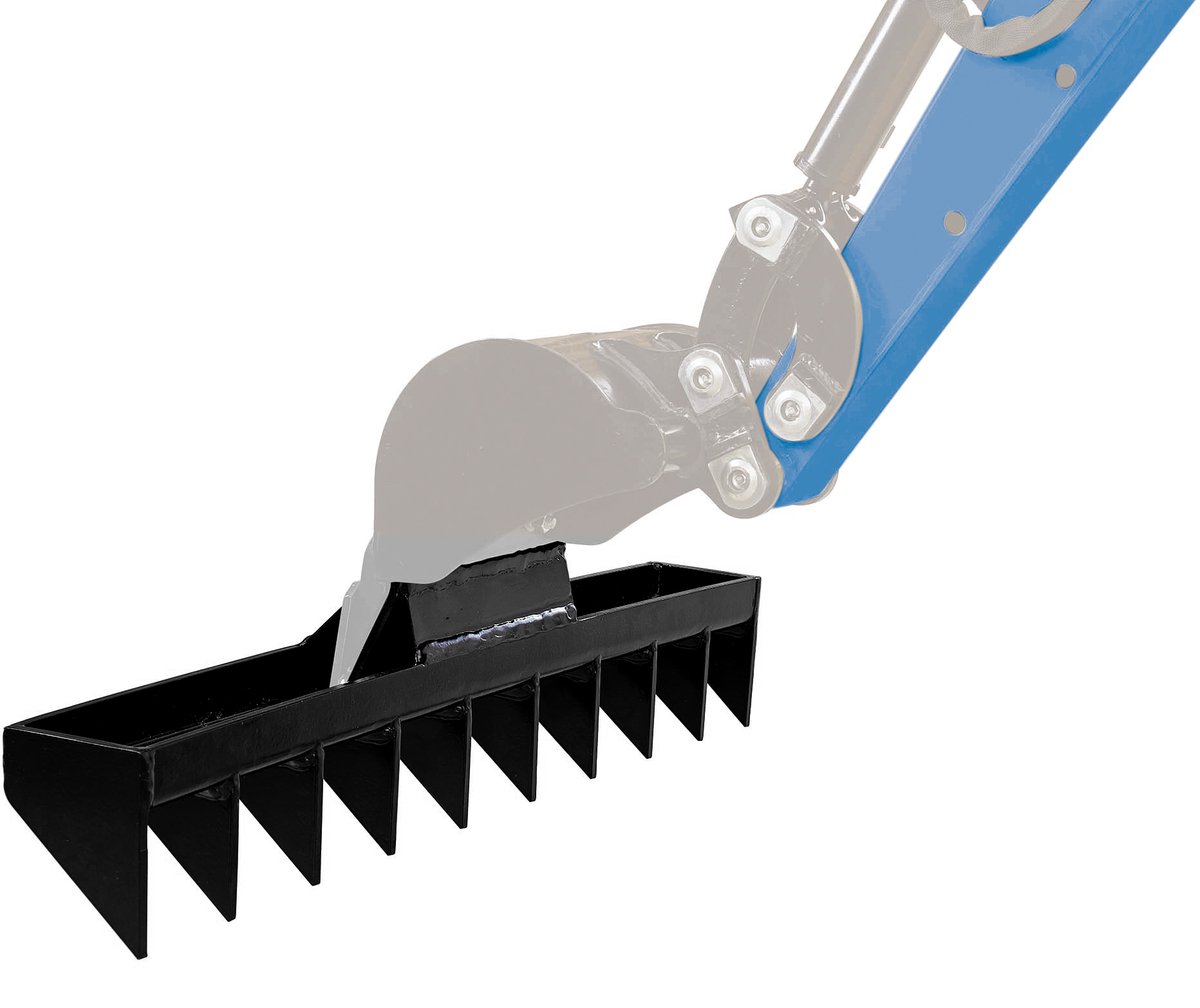 Rastrillo de excavadora (Específico para: Miniexcavadora  EXC815)