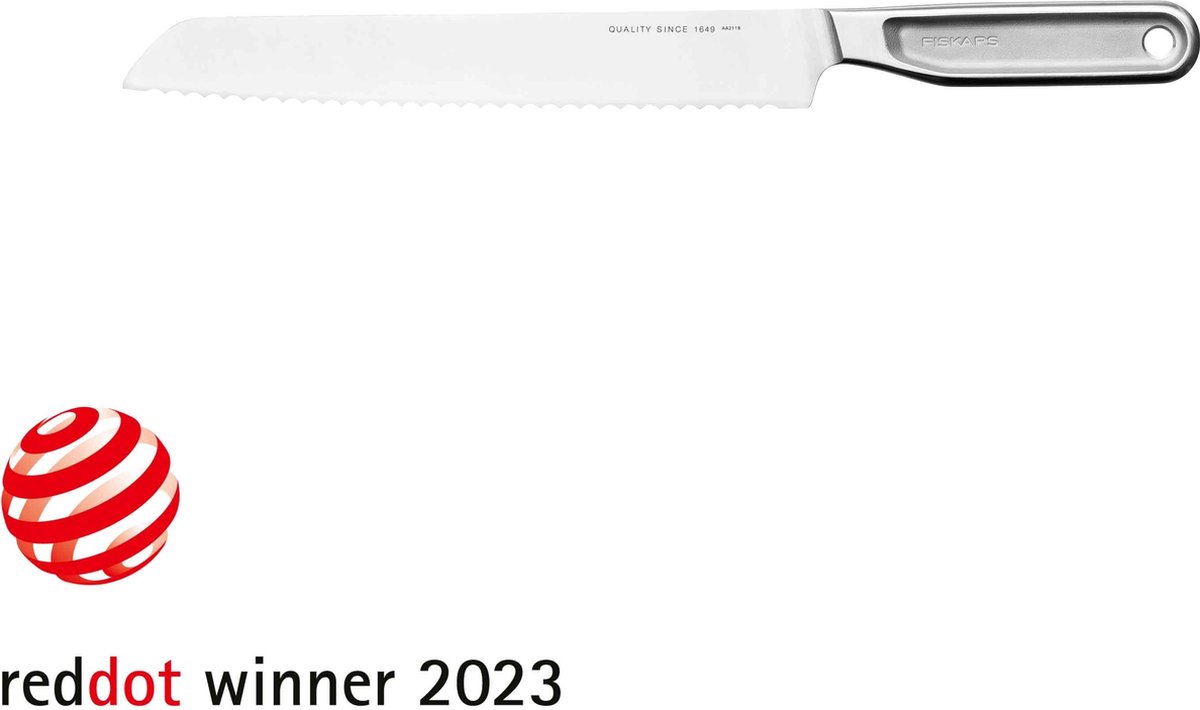 Fiskars Cuchillo para pan All Steel 22 cm