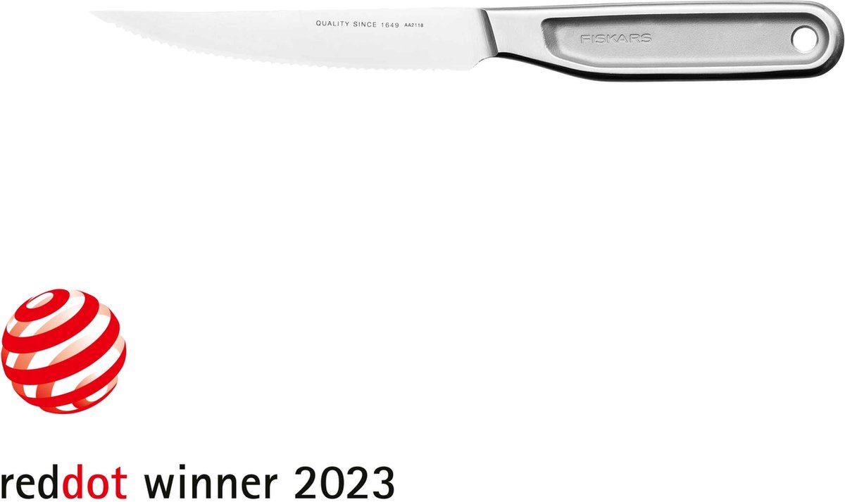 Fiskars Cuchillo para tomates All Steel 12 cm