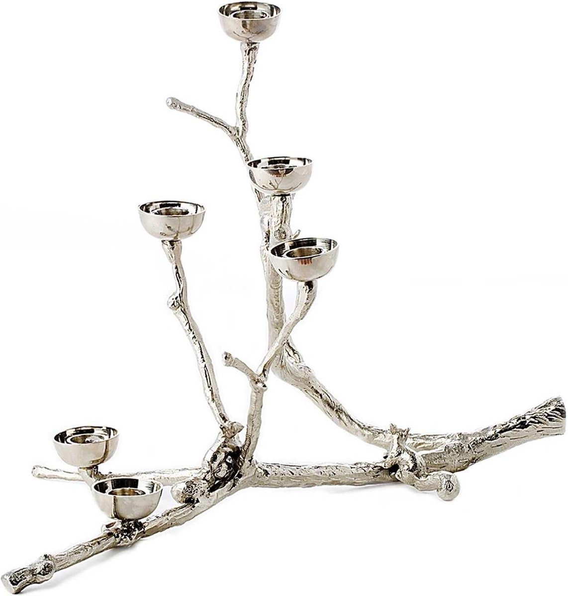 POLSPOTTEN Portavelas ardilla Twiggy 30 cm Plateado