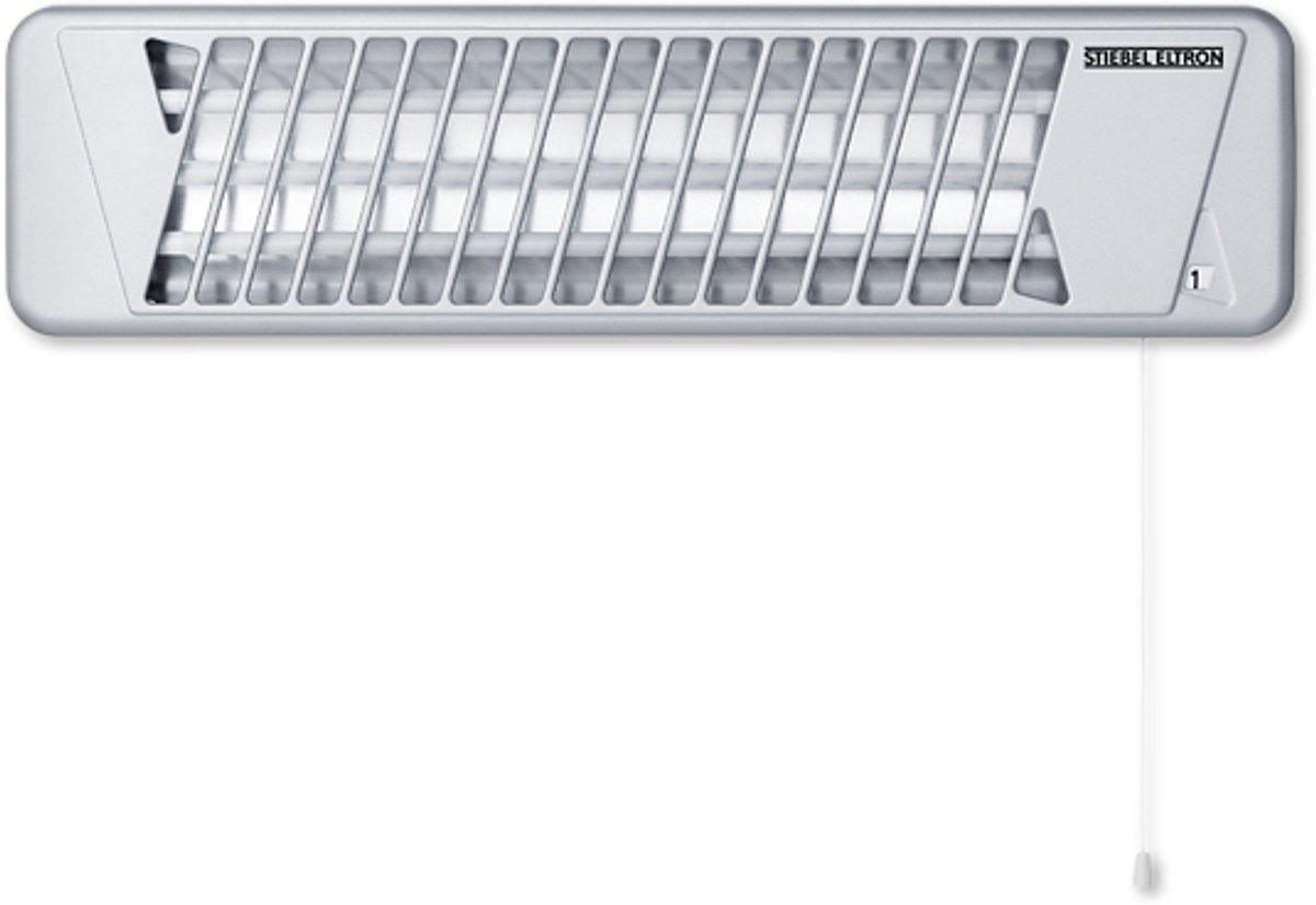 Estufa de pie infrarrojos para pared (8,5 x 53,5 x 14,5 cm, 1.200 W, Plata)