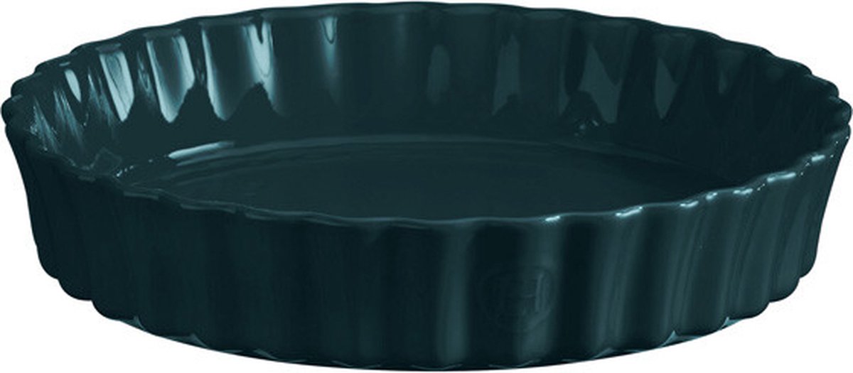 Emile Henry Plat à tarte Emile Henry Ø28 cm Petrol