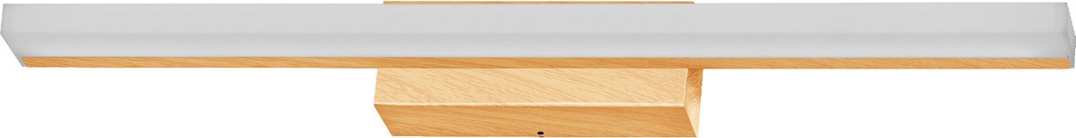 Orbis Aplique LED para espejo (10 W, L x An x Al: 60 x 8,8 x 5,7 cm, Madera, Blanco cálido)