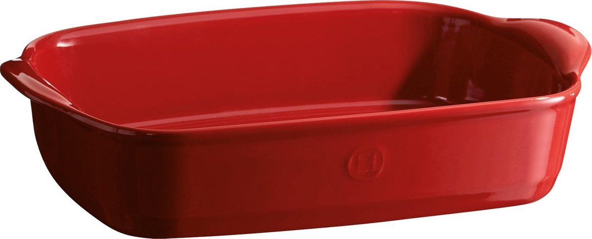 Emile Henry Plat à four Emile Henry S 1,55 L Rouge