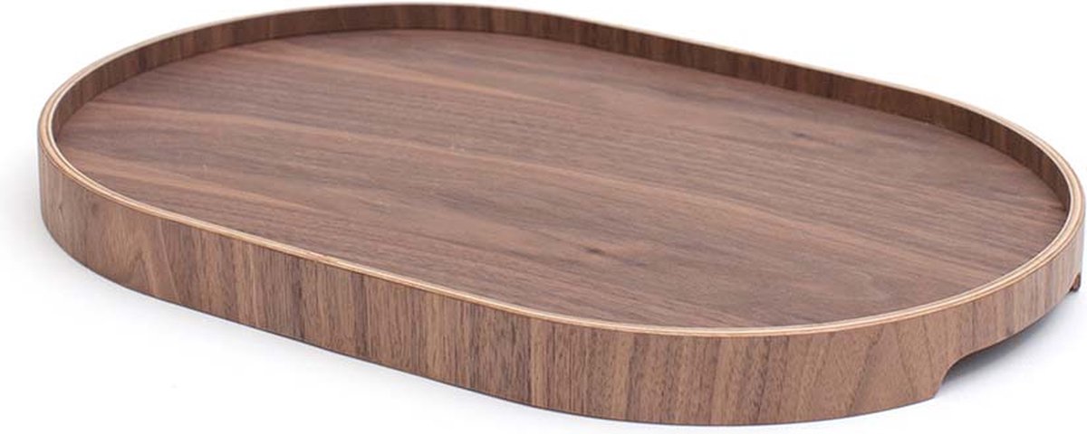 Bosign Bandeja de servir Bosign curvoline medium 26x39 cm Nogal