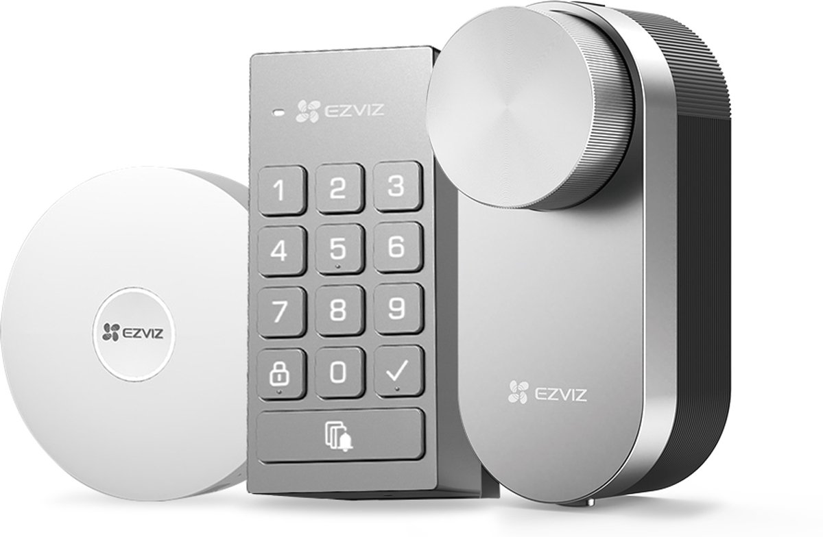 Set de cerradura electrónica DL01 Pro (3 pzs., Número de llaves: 2 ud.)