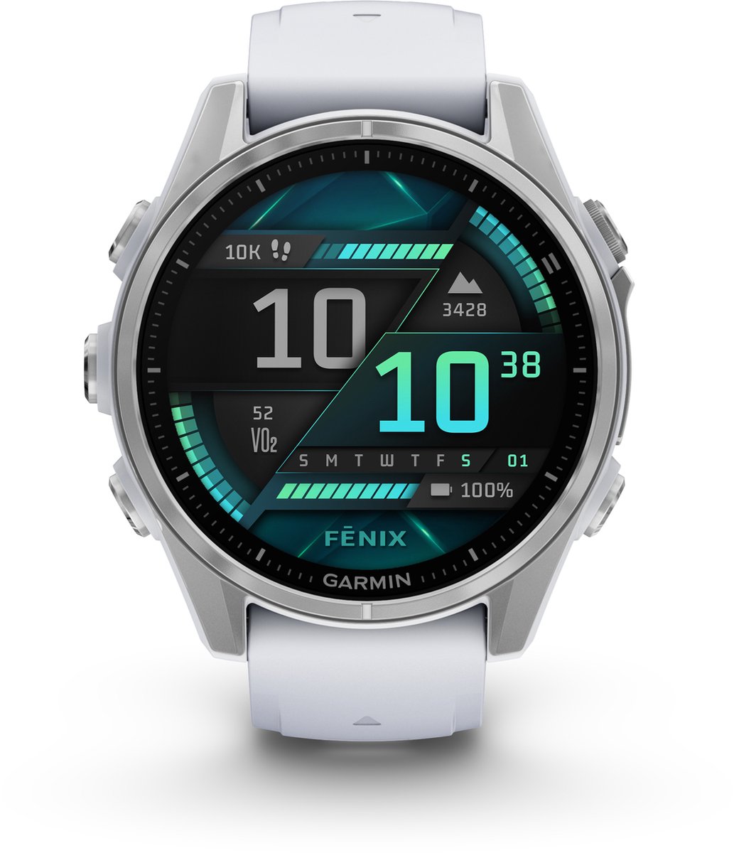 SMARTWATCH GARMIN FENIX 8 010-02903-00 ACERO BLANC