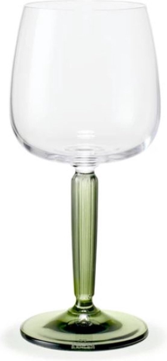 Kähler Bicchiere da vino bianco Hammershøi 35 cl, confezione da 2 Trasparente, verde