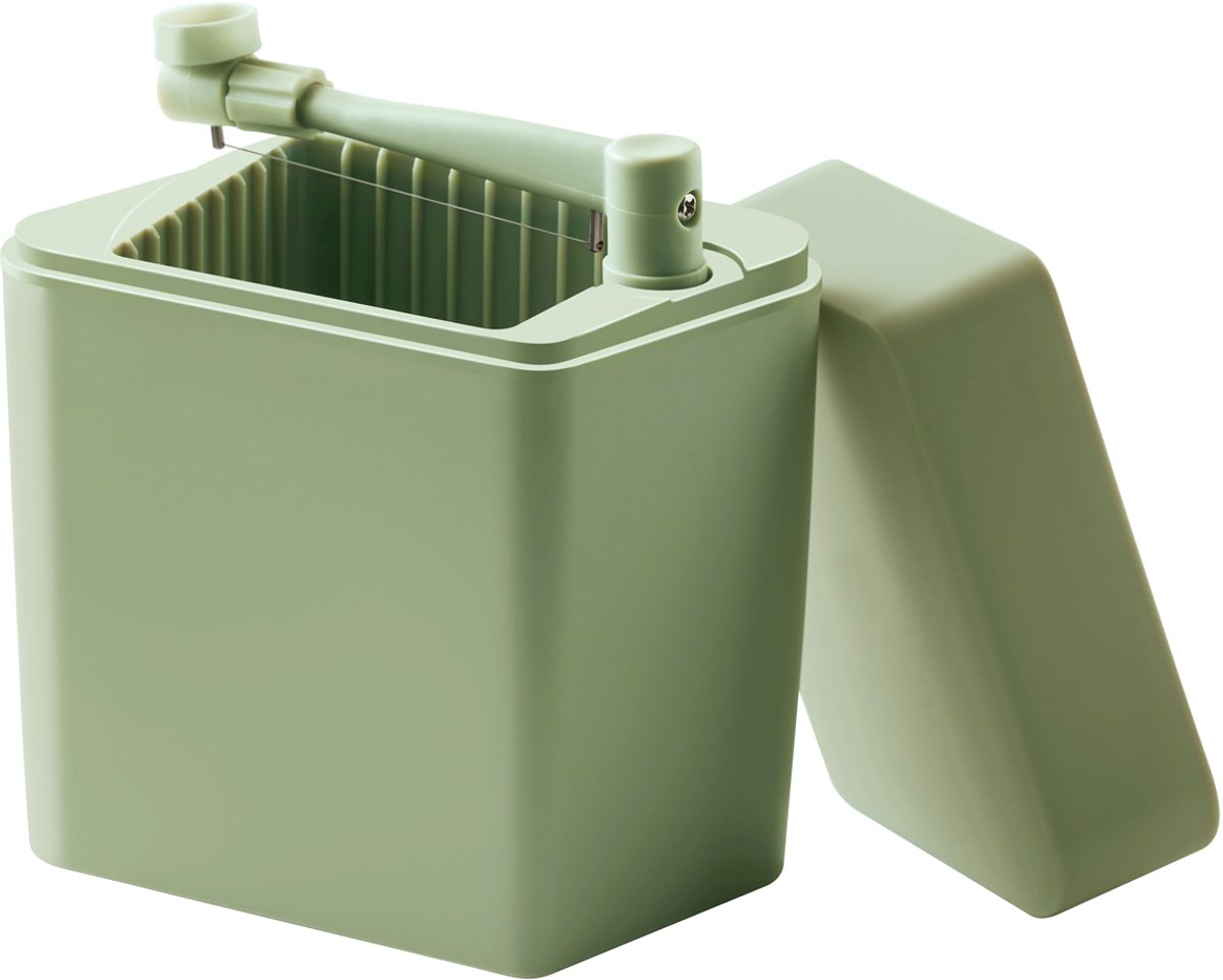 Rosti Boîte à fromage Classic avec coupe-fromage 16,5x10x19 cm Misty green
