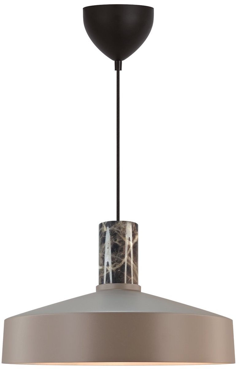Lámpara colgante Elvas (40 W, L x An x Al: 37,5 x 37,5 x 13 cm, Marrón, E27)