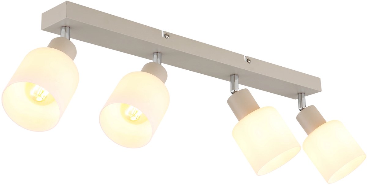 Plafón para pared y techo Trent (25 W, L x An x Al: 56 x 8 x 18,5 cm, Marrón, E14)