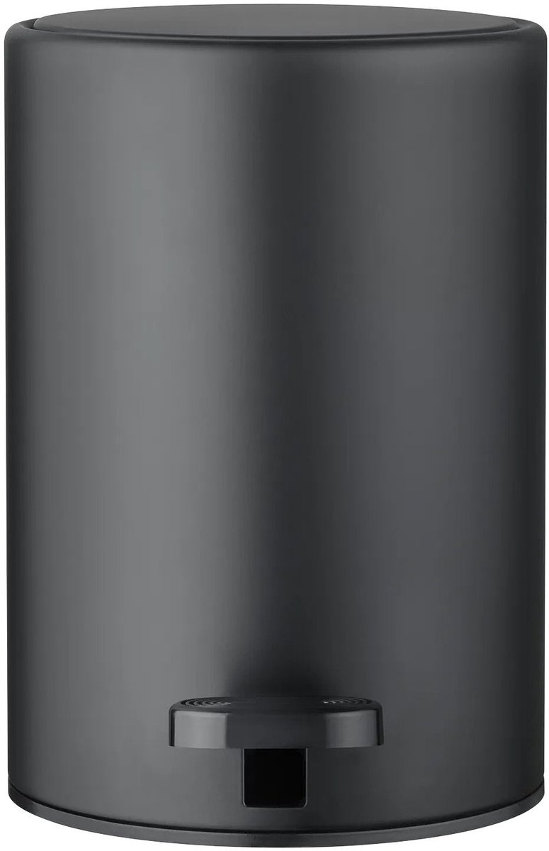 blomus Poubelle à pédale Modo Black, 3 L