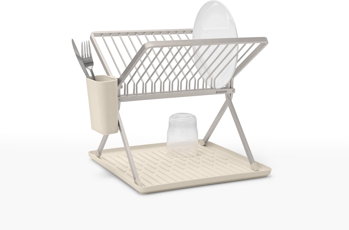 Brabantia Egouttoir à vaisselle pliable Sinkside 37 cm Soft Beige