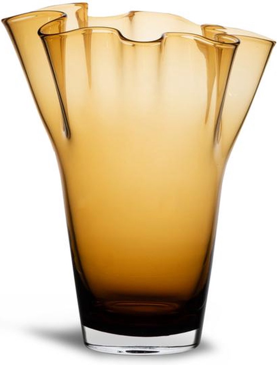 Sagaform Jarrón Viva grande 24,5 cm Amber
