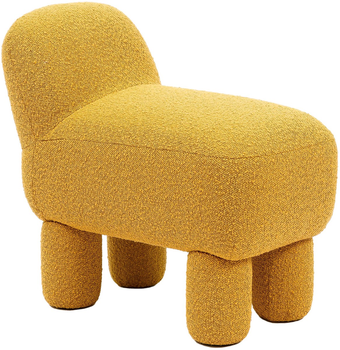 Design House Stockholm Asiento puff Lulu 36x65 cm Yellow