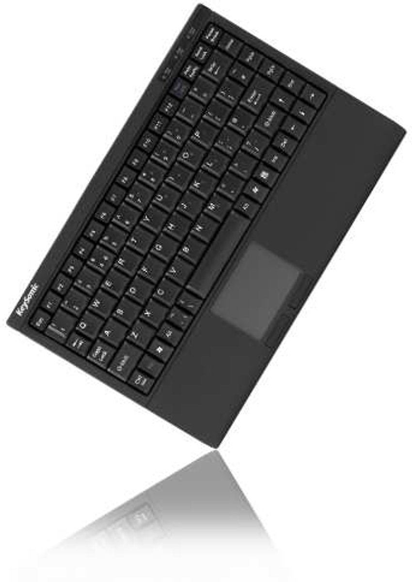 Keysonic ACK-540U+ Tastatur [Tastatur, Mini, Smart-Touchpad, SoftSkin, USB, Deutsch]
