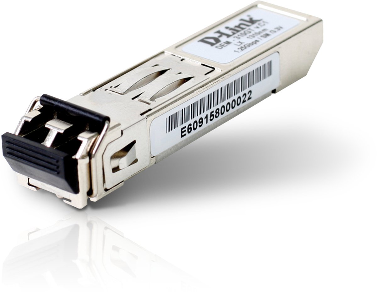 D-Link DEM-310GT Transceiver-Modul SFP, 1000Base-LX, 1.25 Gbit/s, LC Duplex, bis zu 10 km