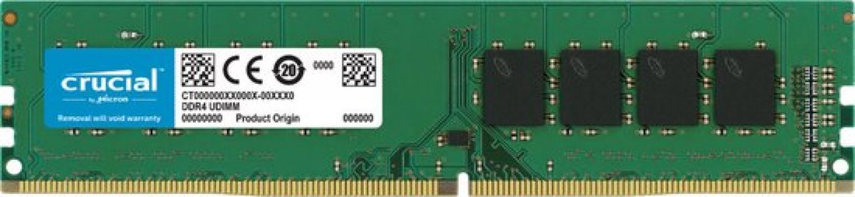 Crucial 64GB Kit (2x32GB) DDR4-3200 CL22 DIMM Arbeitsspeicher