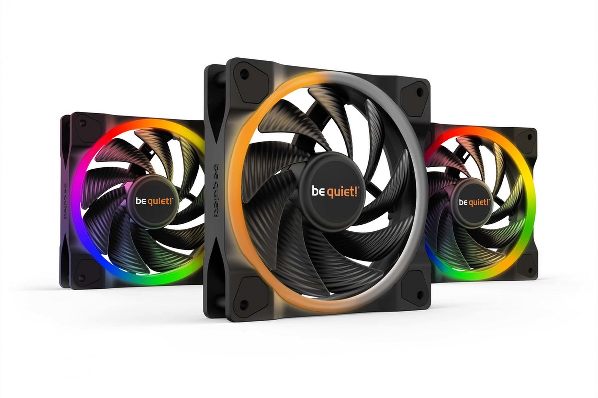 be quiet! LIGHT WINGS 120mm PWM high-speed | 3er-Set Gehäuselüfter