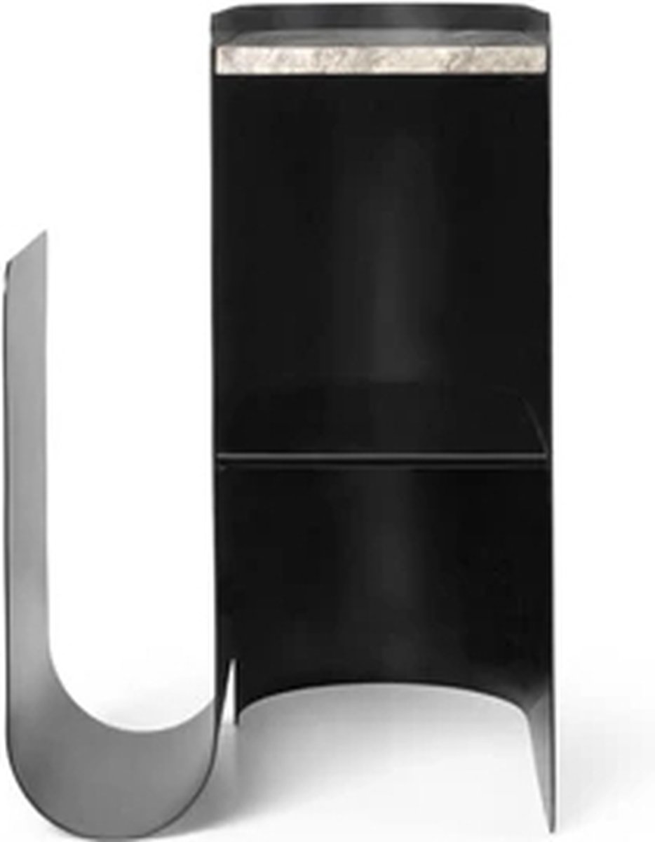 Ferm Living Mesa auxiliar Vault 40,2x33,4x50 cm Black