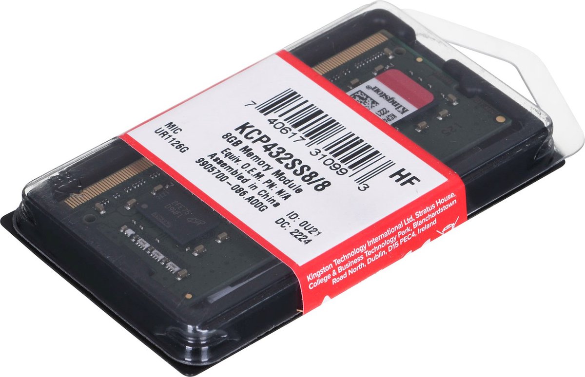 Kingston 8GB DDR4-3200 CL22 SO-DIMM Arbeitsspeicher
