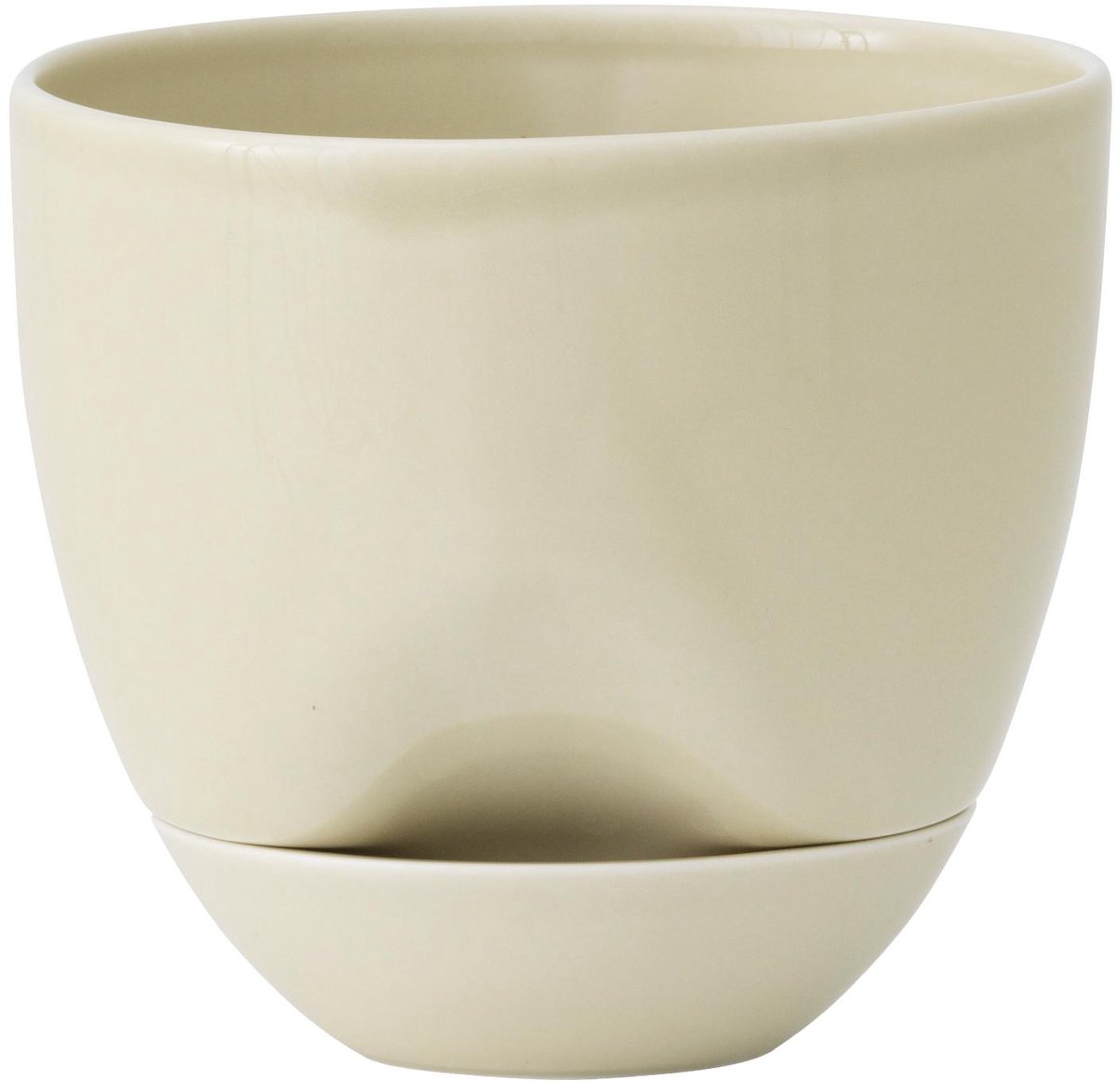 Audo Copenhagen Vaso da fiori Hydrous Ø 12 cm Cenere