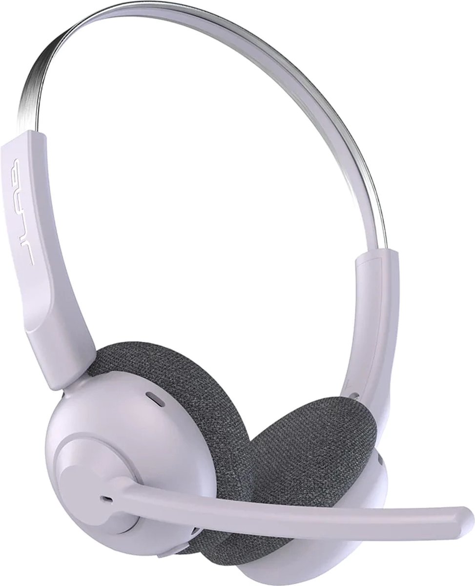 JLab GO Work Pop Wireless On-Ear Bluetooth Kopfhörer 50h Stunden Spielzeit, Mikrofonarm, Bluetooth-Multipoint-Technologie