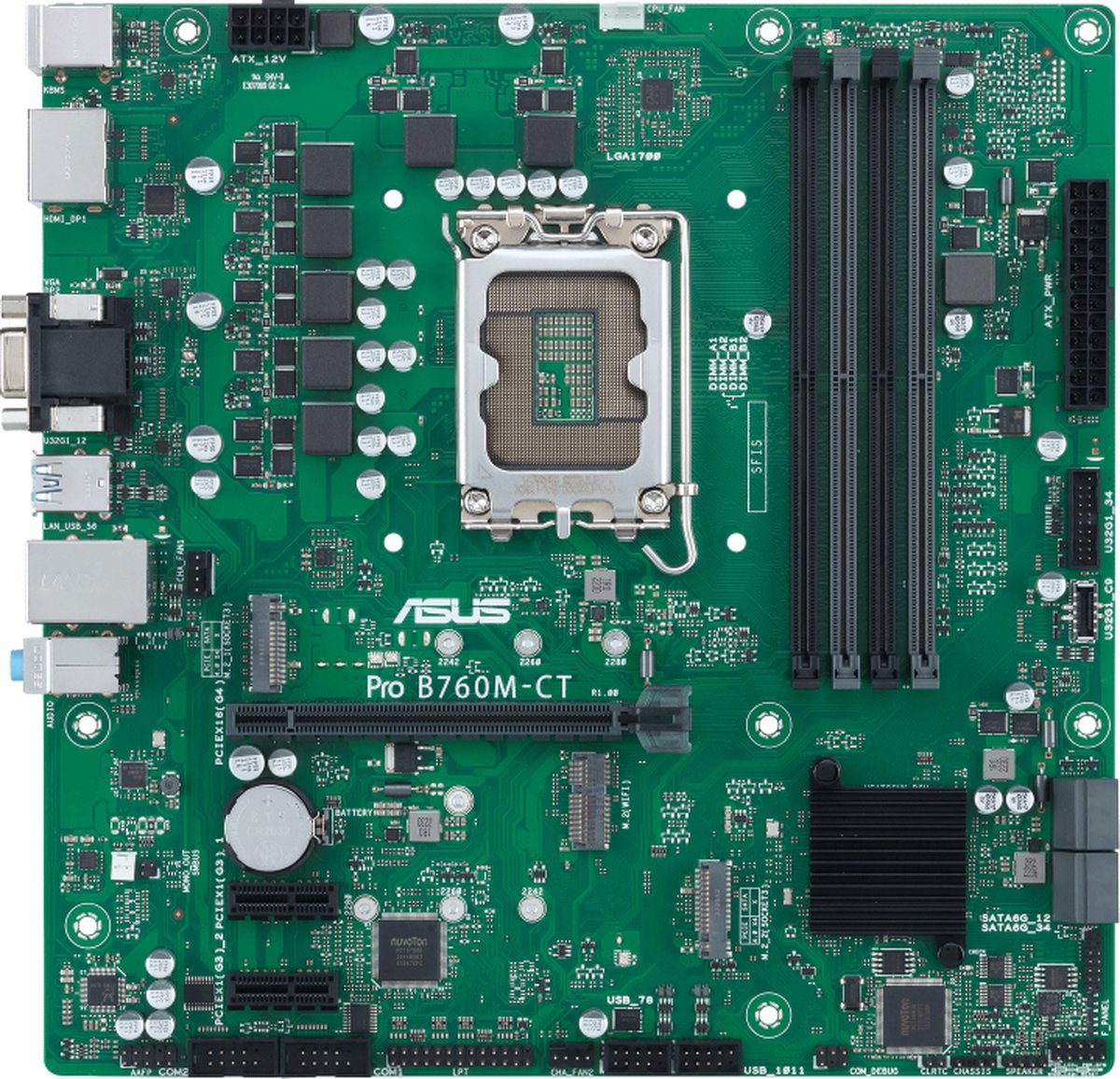 ASUS Pro B760M-CT-CSM Mainboard Sockel 1700