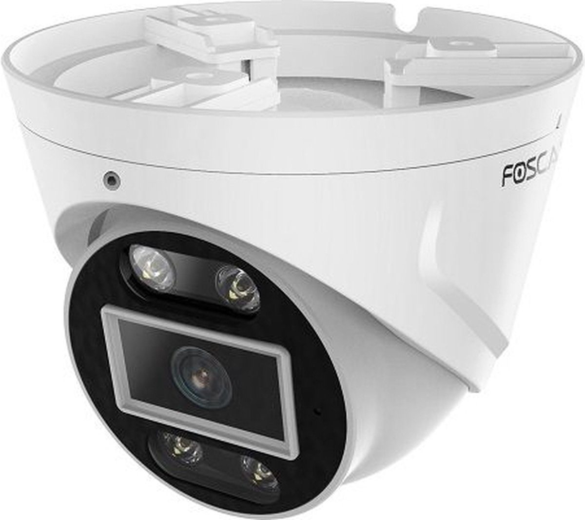 Foscam T5EP Überwachungskamera Weiß 5MP (3072x1728), PoE, Integrierter Scheinwerfer und Sirene
