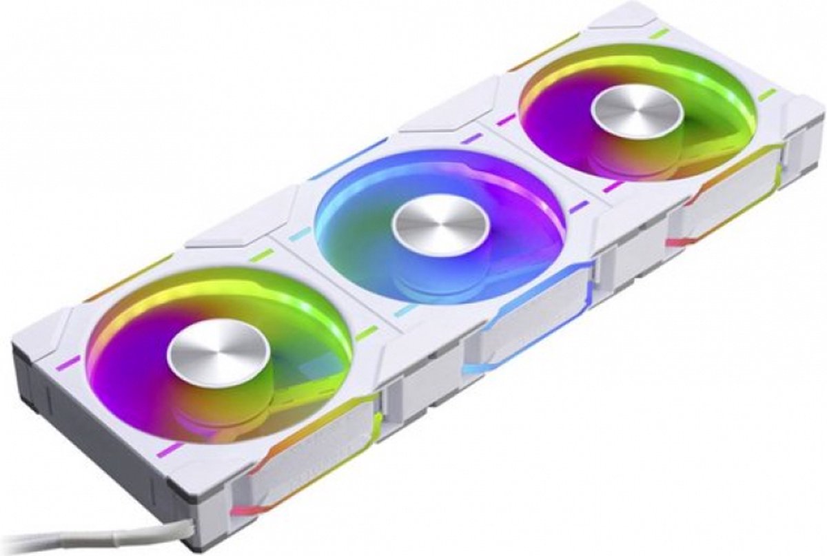 PHANTEKS D30-120 PWM D-RGB weiß 3er-Pack | Gehäuselüfter