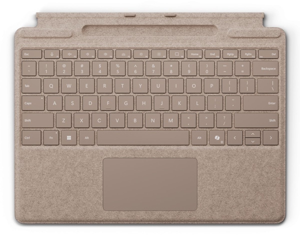 Microsoft Surface Pro Keyboard mit Stiftaufbewahrung - sand