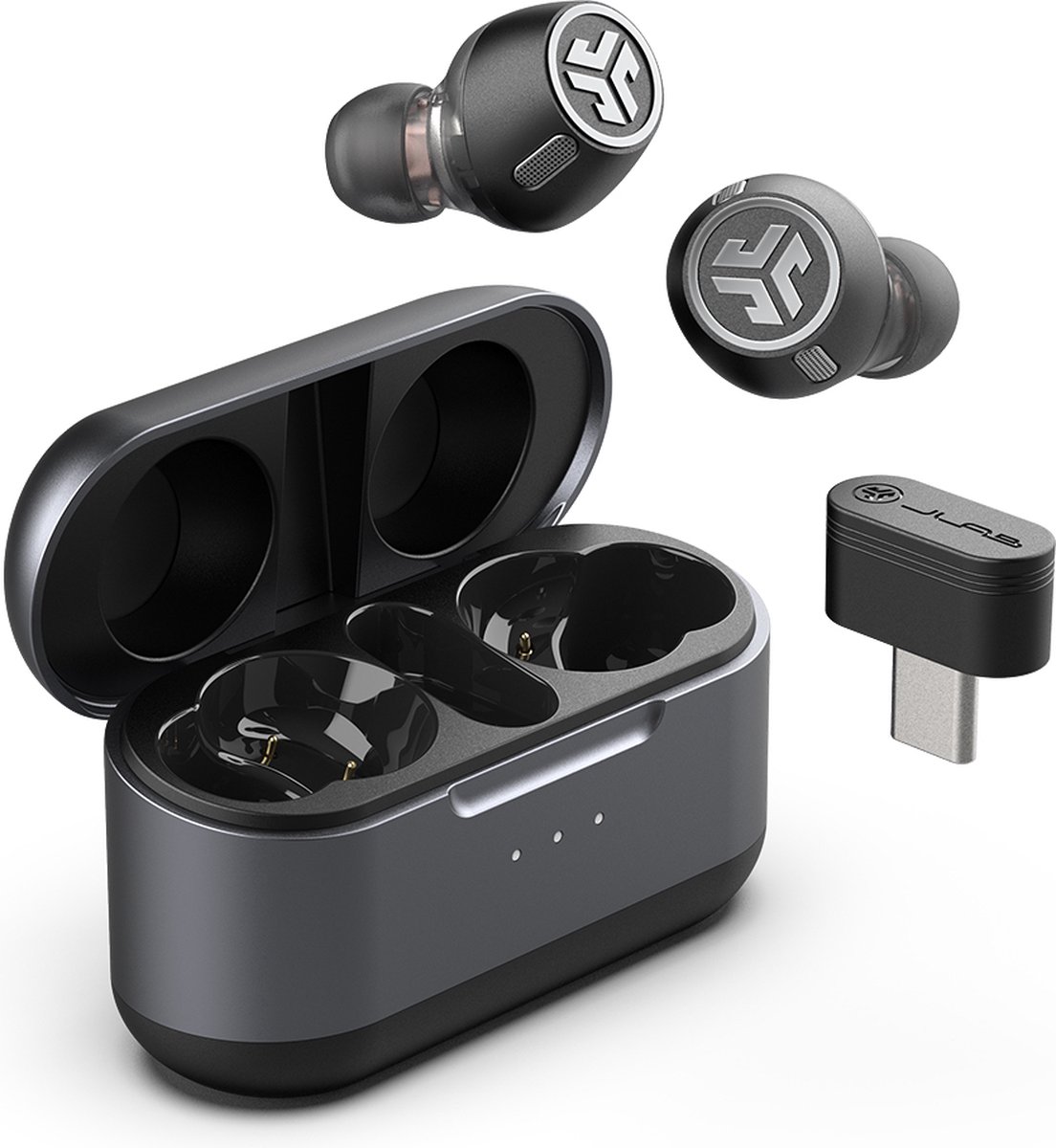 Jlab Epic Lab Edition TWS Earbuds Black Bluetooth 5.3, IP55 schweiß- und staubdicht, 56h Spielzeit