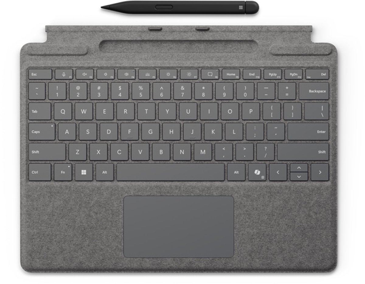 Microsoft Surface Pro Keyboard mit Slim Pen - platin