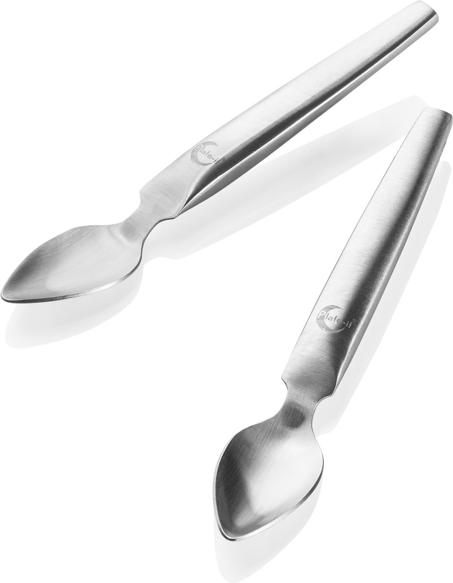 Plate It Cuillères à quenelles Plate-it, lot de 2 Acier inoxydable