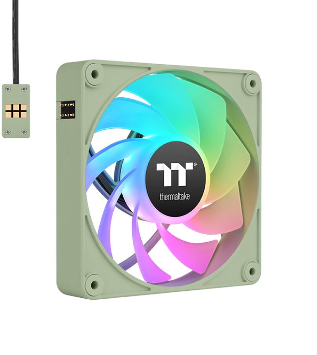 Thermaltake CT120 EX Reverse ARGB Sync Matcha Green 3 Pack Gehäuselüfter