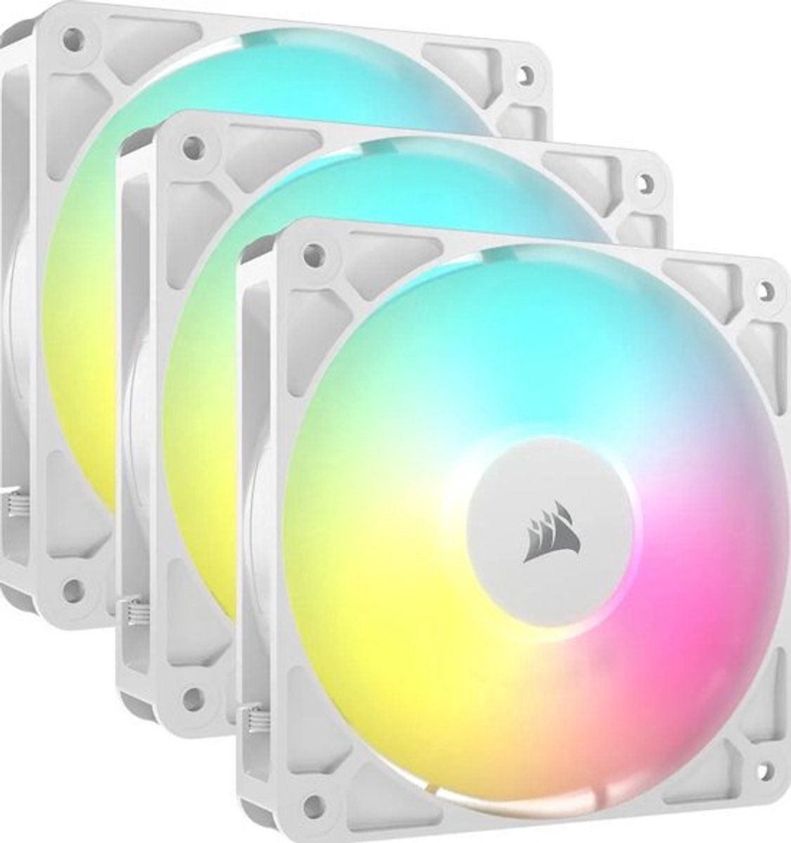 CORSAIR RS120 ARGB White 3er-Pack | 120mm Gehäuselüfter