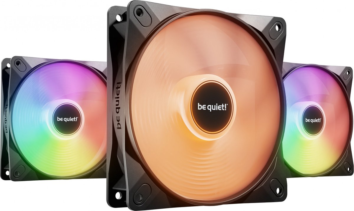 be quiet! LIGHT WINGS LX 120mm PWM high-speed Triple Pack - Gehäuselüfter