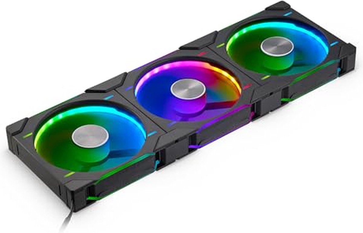 Phanteks D30-140 Regular D-RGB schwarz 3er-Pack | Gehäuselüfter