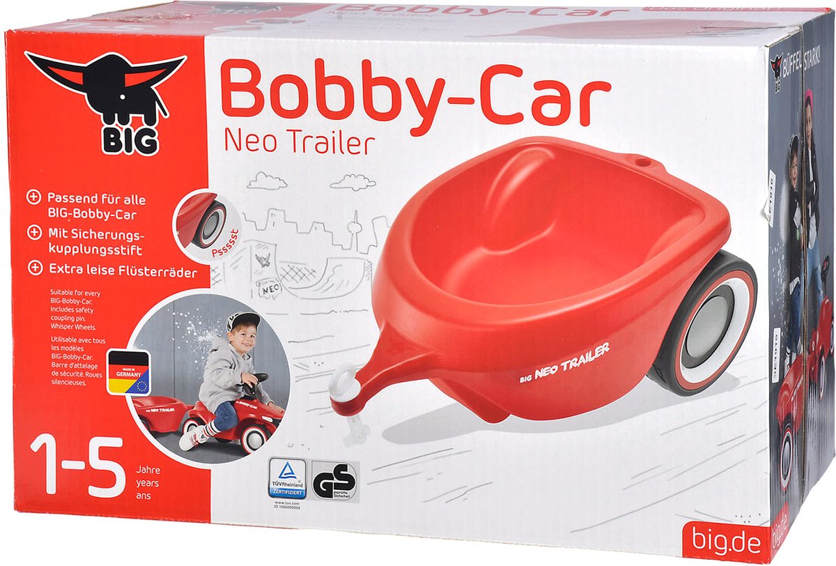BIG Bobby Car Neo Trailer Rød