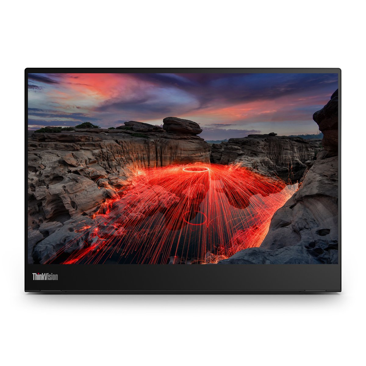 Lenovo ThinkVision M14T Mobiler Monitor - IPS-Panel, Touchscreen 1xProtect Bag ,Touch Pen, L-Shape Dongle