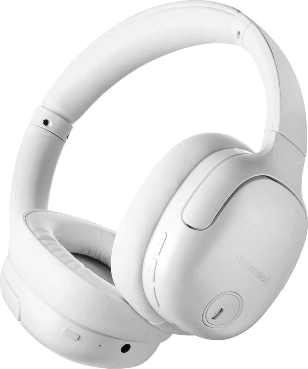 Intenso Over-Ear TWS True Wireless Kopfhörer Bluetooth 5.3, Hybrid Active Noise Cancelling (ANC), Transparency Modus, Musik Modus, Passiver Modus