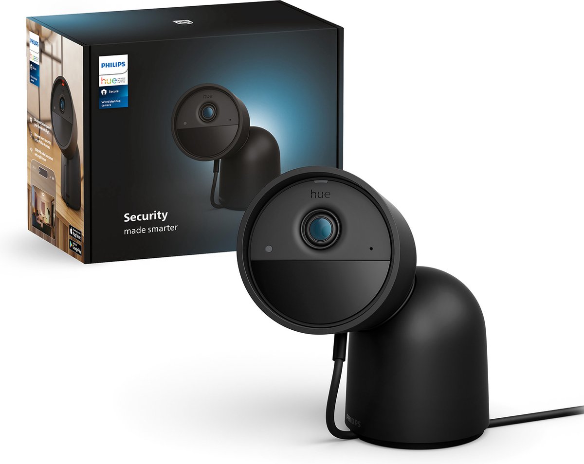 Philips Hue Secure Camera Wired Desktop Black