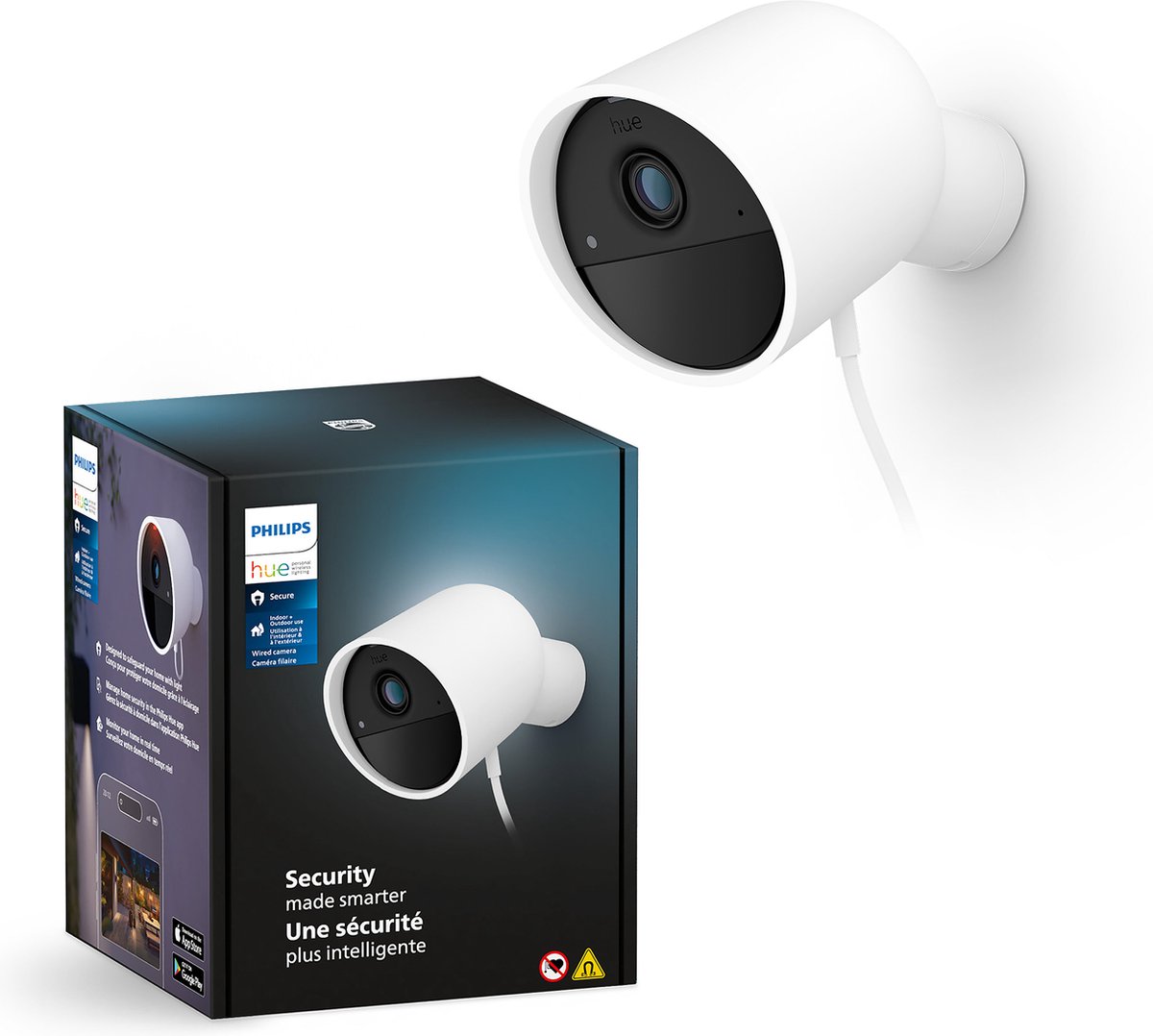 Philips Hue Secure Camera Wired | White 1 pack